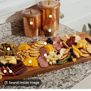 Hammered Copper Kitchen Canister Set